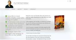 Desktop Screenshot of nutritionraw.com